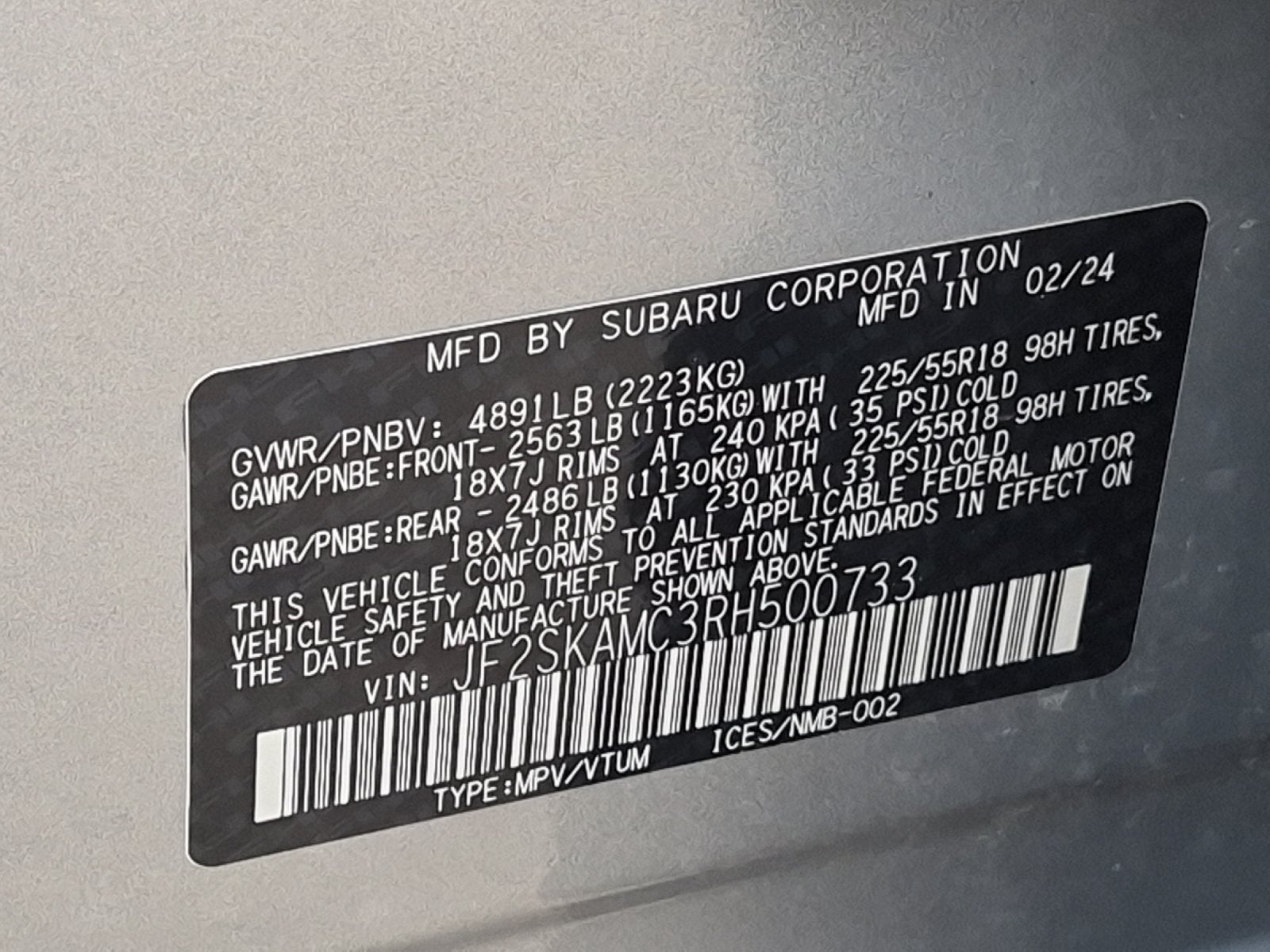 2024 Subaru Forester Touring