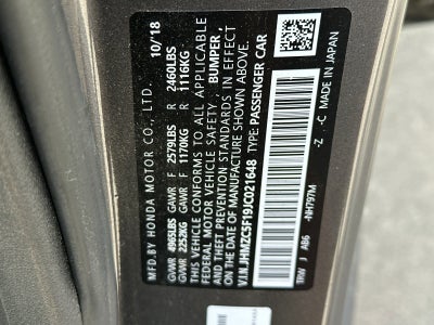 2018 Honda Clarity Base
