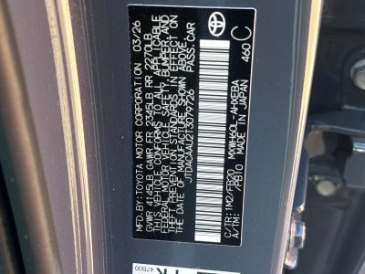 2026 Toyota Prius LE