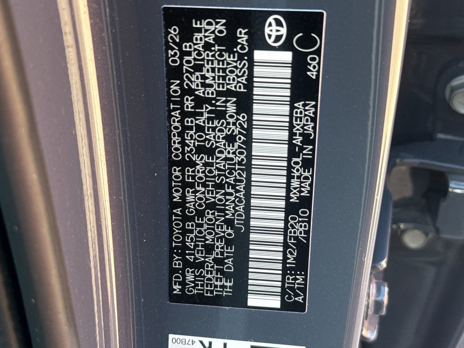 2026 Toyota Prius LE