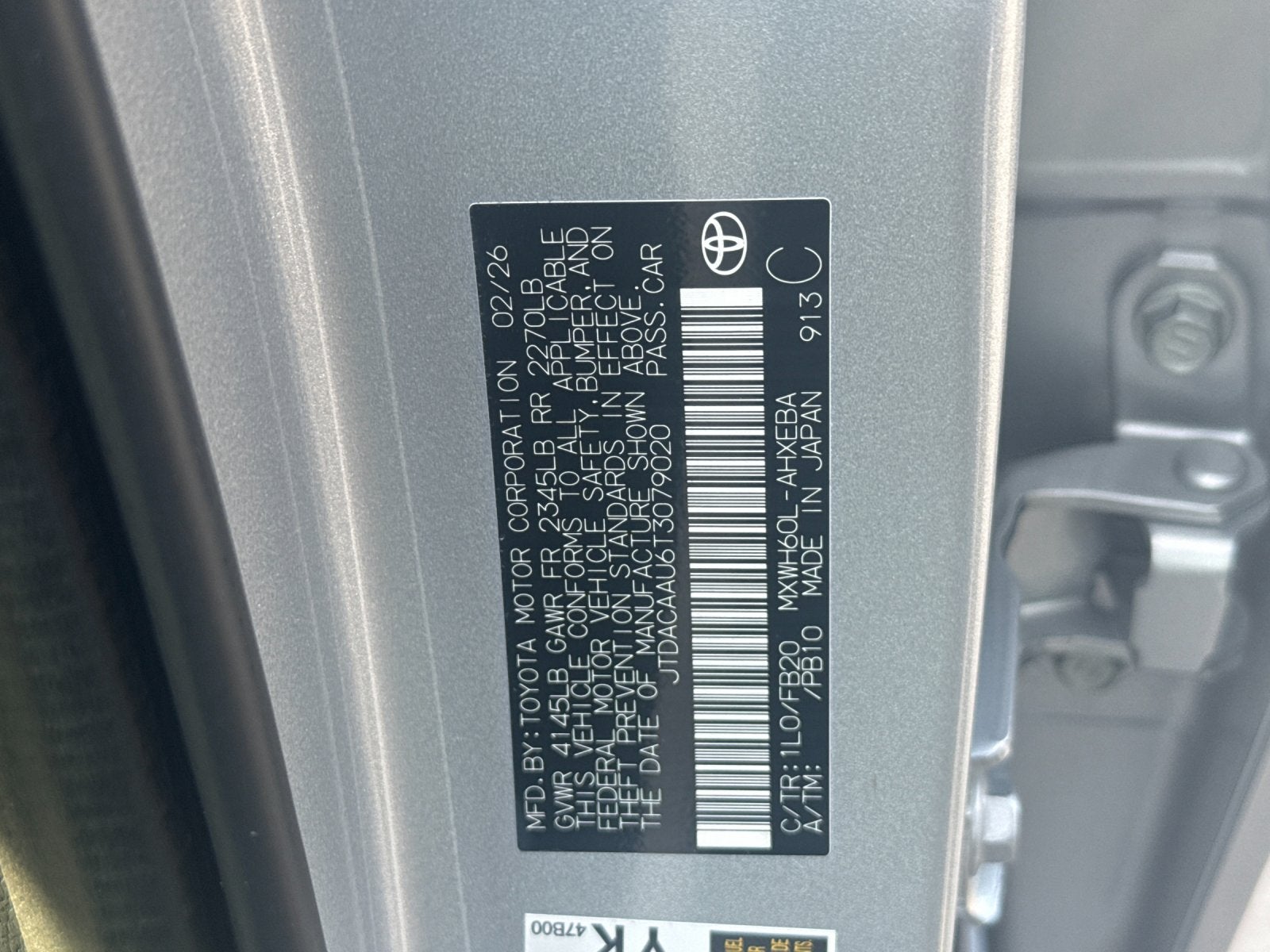 2026 Toyota Prius LE