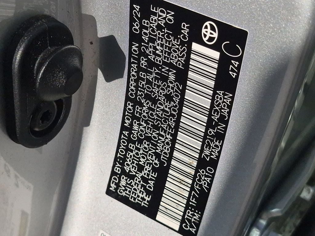 2024 Toyota Corolla Hybrid SE