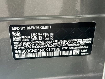2022 BMW M5 Base