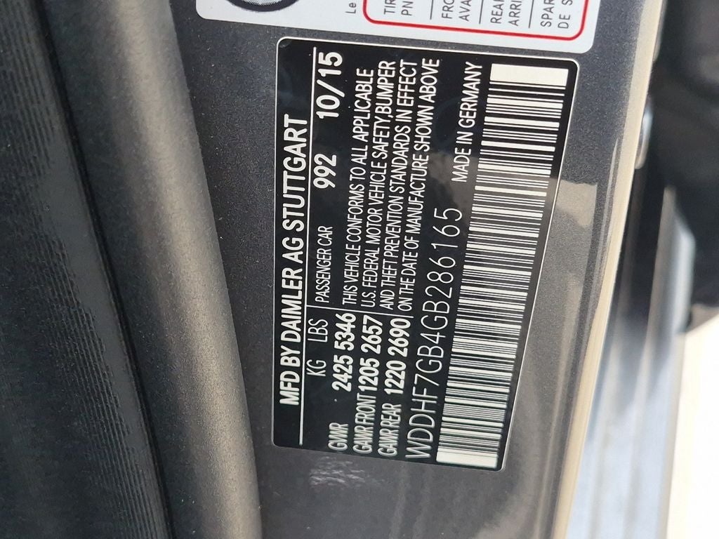 2016 Mercedes-Benz E-Class E 63 S AMG® 4MATIC®