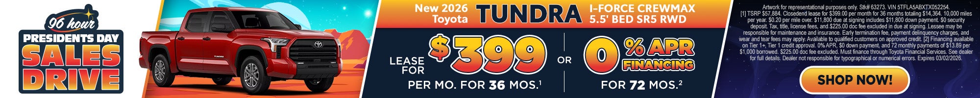 New 2026 Toyota Tundra