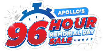 Apollo's 96 Hour Memorial Day Sale!