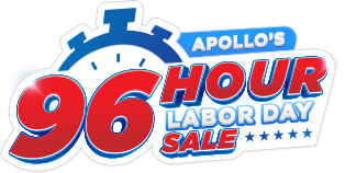 Apollo's 96 Hour Labor Day Sale