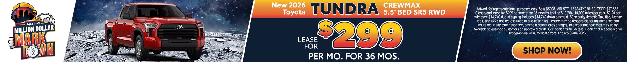 New 2026 Toyota Tundra