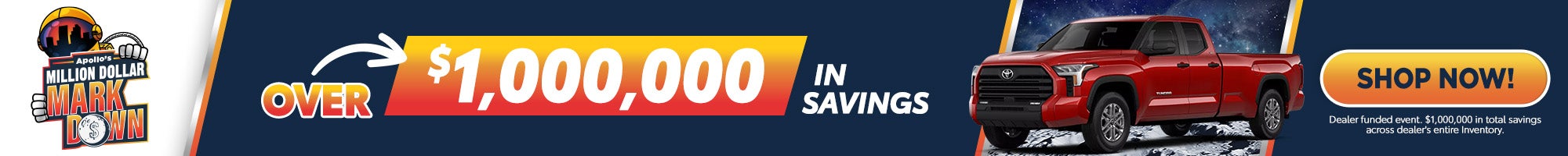 Over $1,000,000 In Savings!